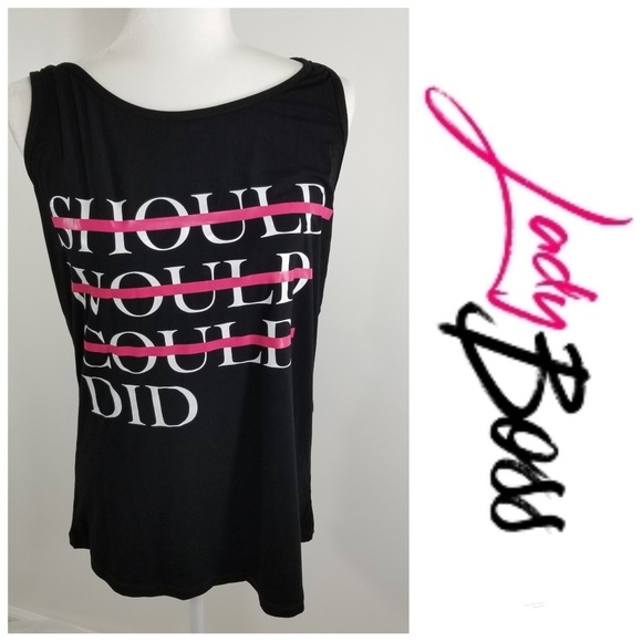 Ladyboss Tops - LADYBOSS handmade t strap tank